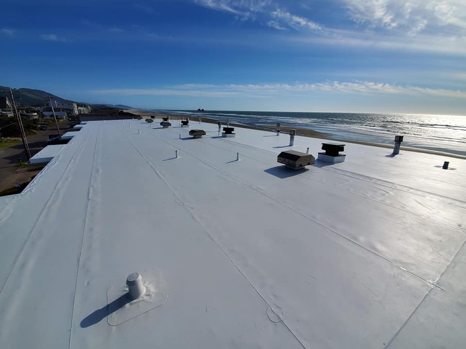 White Rooftop — Astoria, OR — Northwest Roofing & Construction LLC