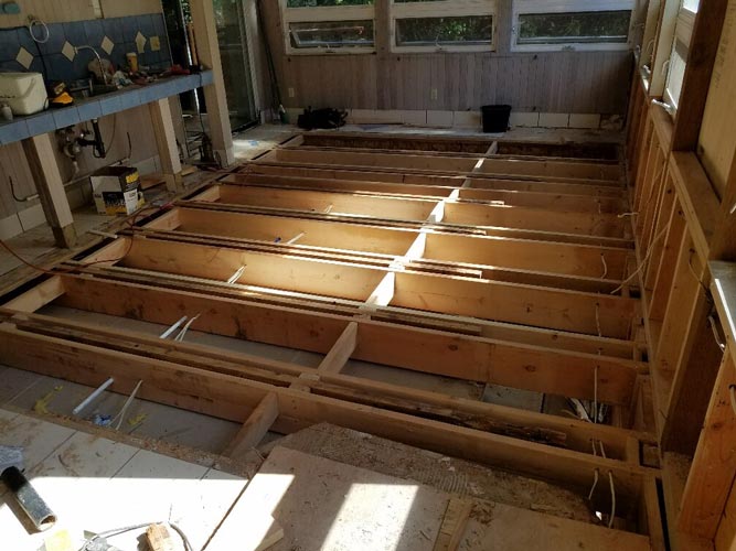 Wooden Floor — Astoria, OR — Northwest Roofing & Construction LLC