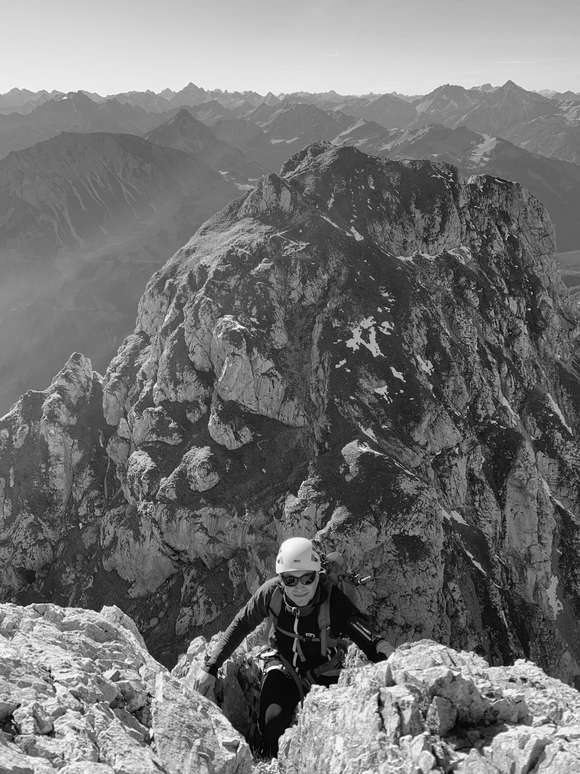 Alpinklettern Hüttengrat  Hochwiesler + Westgrat Gimpl