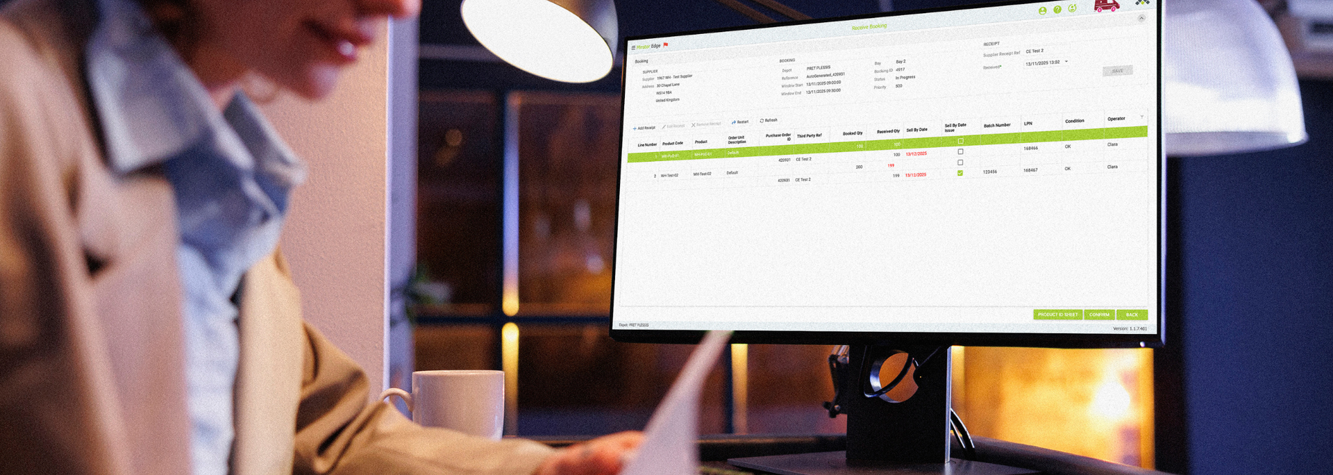 Picture of someone with access to realtime reports. Picture of someone with access to realtime reports.