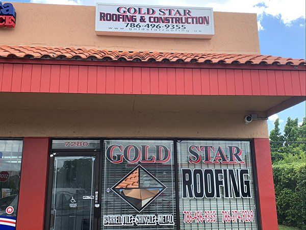Roofing Expert — Gold Star Roofing Office in Miami, FL