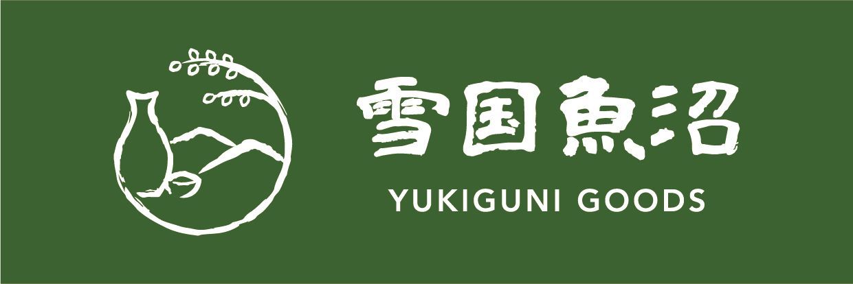 Yukiguni 商品的標誌，綠色背景上有一隻貓圍成一個圓圈。