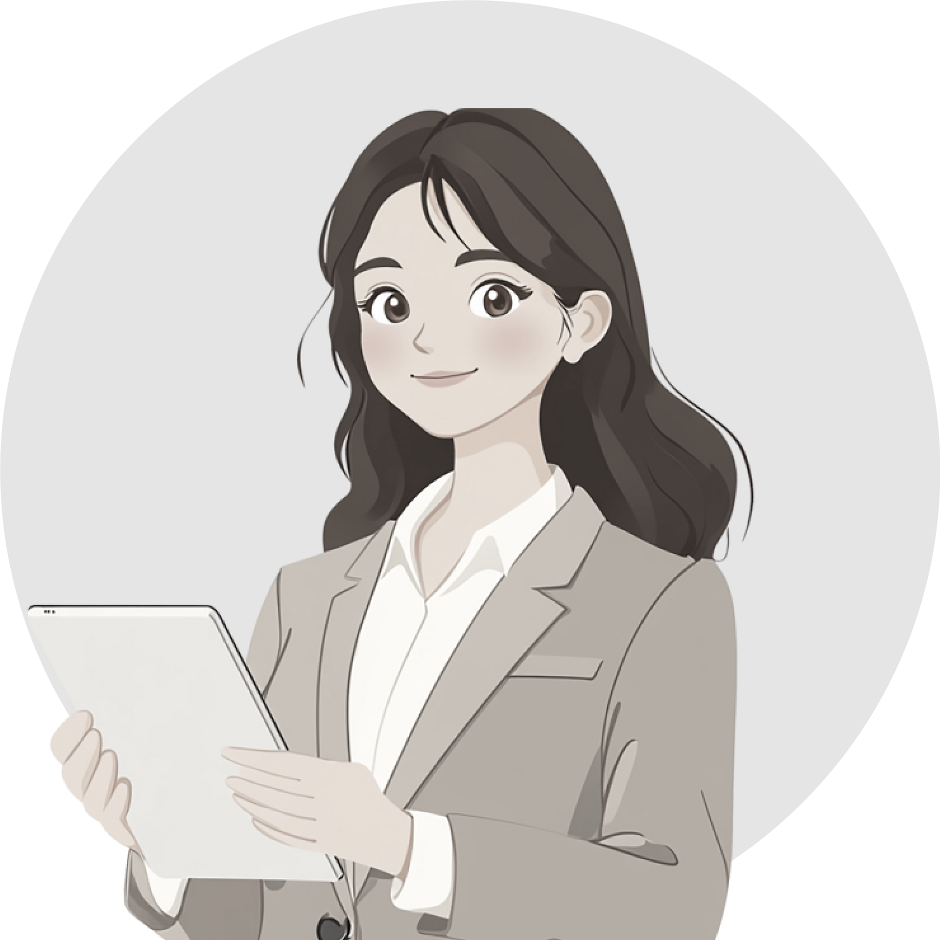 黑白照片中,一名身穿條紋襯衫的女子正在微笑。