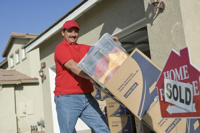 a movers with a trolley