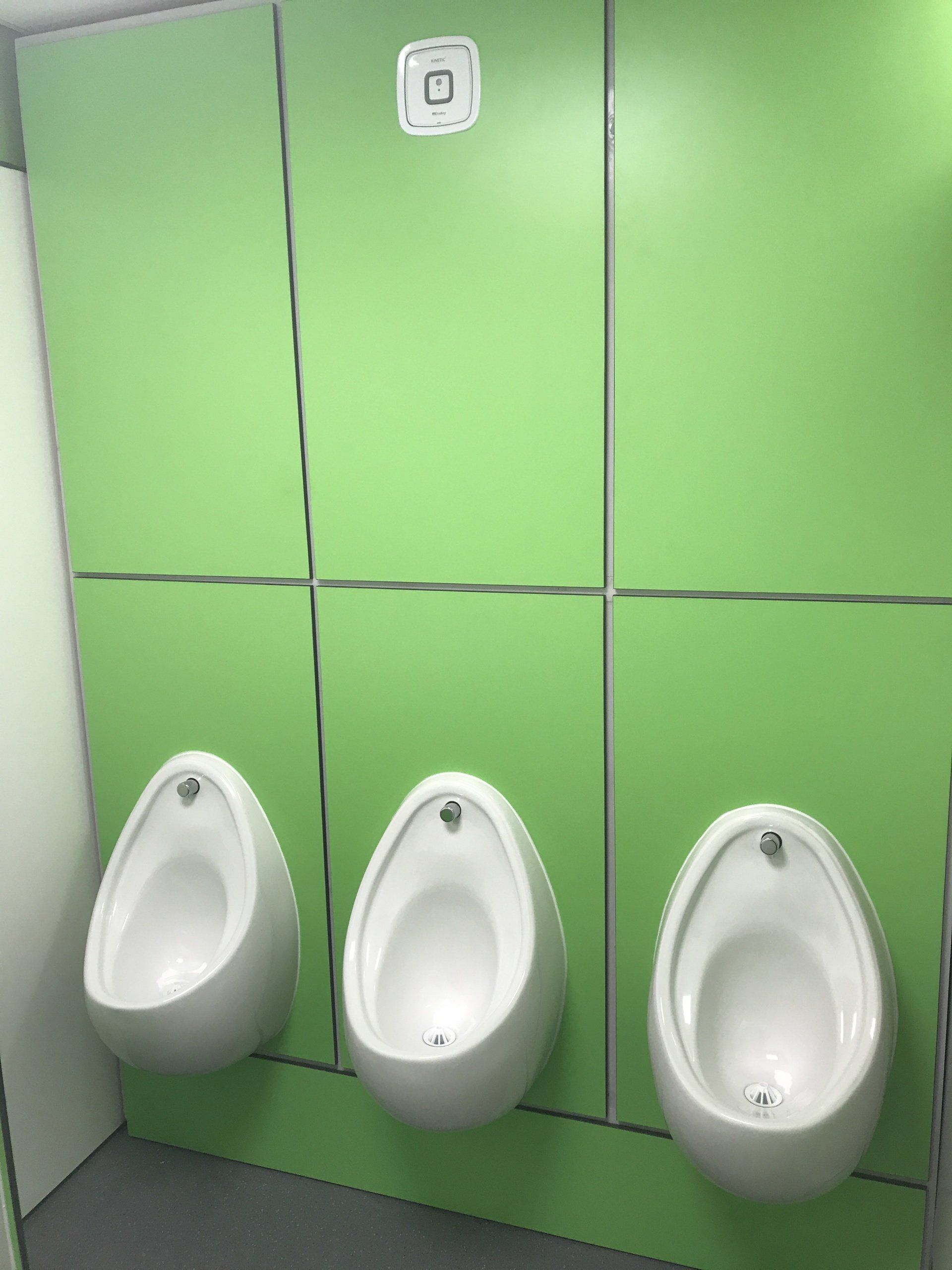 urinals installed