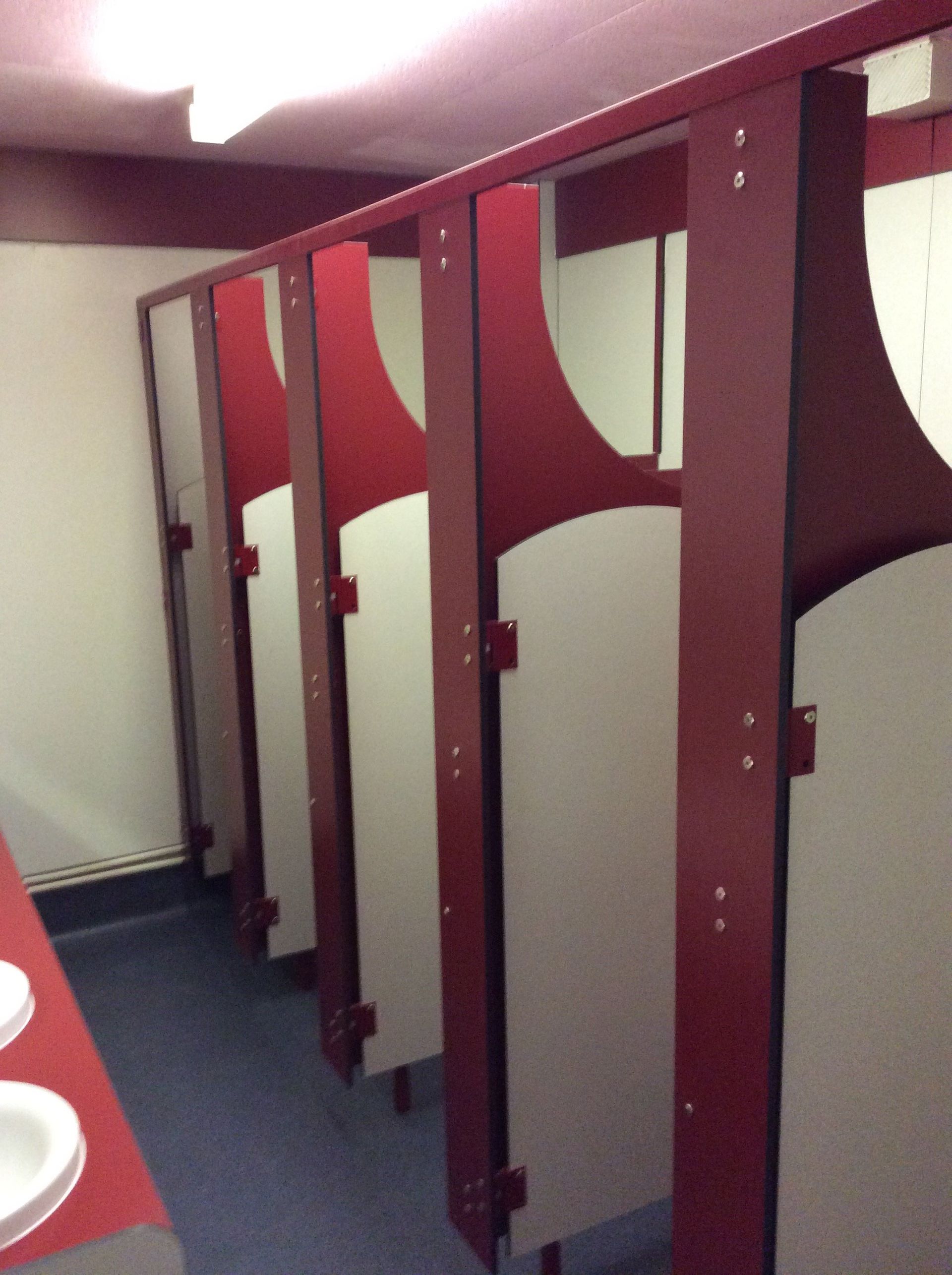 toilets installed