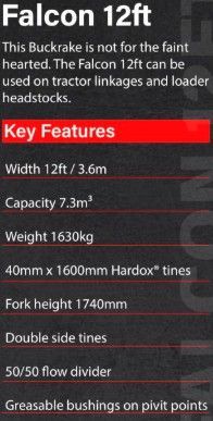 The Falcon Buckrake / Pushoff Fork / Silage Fork