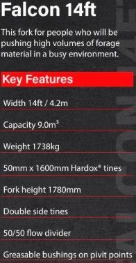 The Falcon Buckrake / Pushoff Fork / Silage Fork