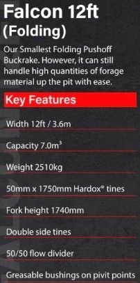 The Falcon Buckrake / Pushoff Fork / Silage Fork