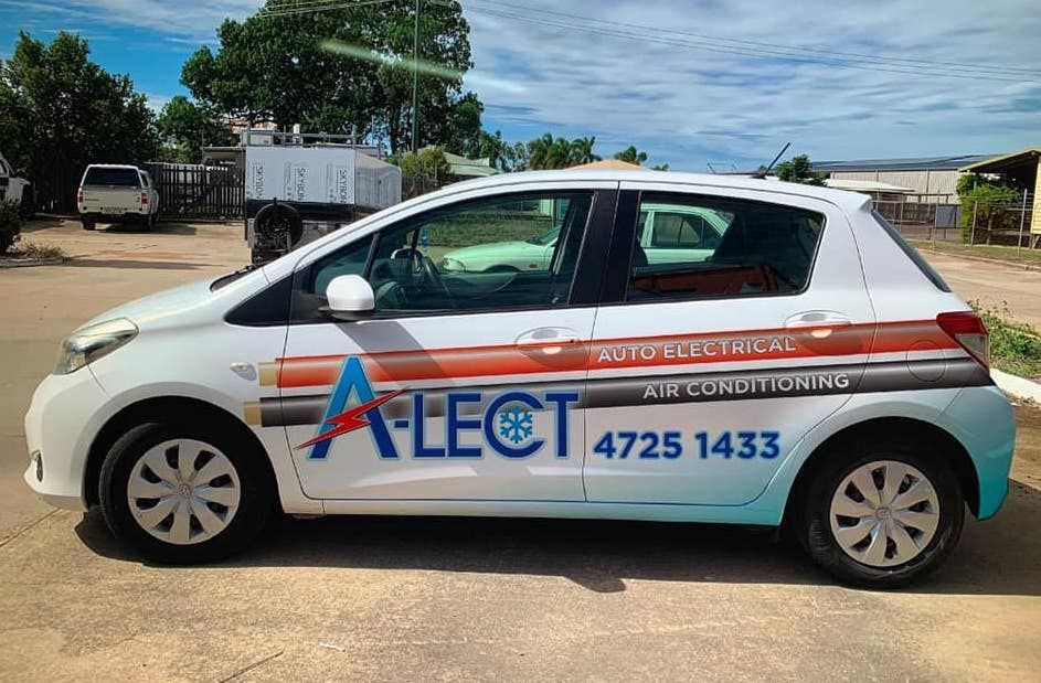 A-Lect Service Car — A-Lect Auto Electrical & Air Conditioning In Garbutt QLD
