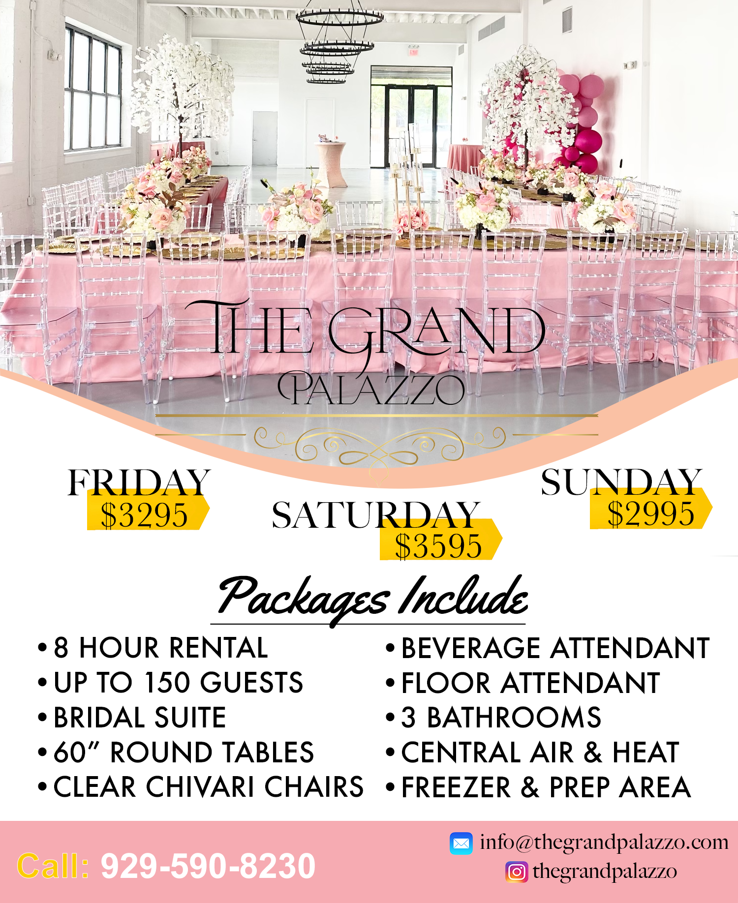 Event Space Rental | Queens, NY | The Grand Palazzo