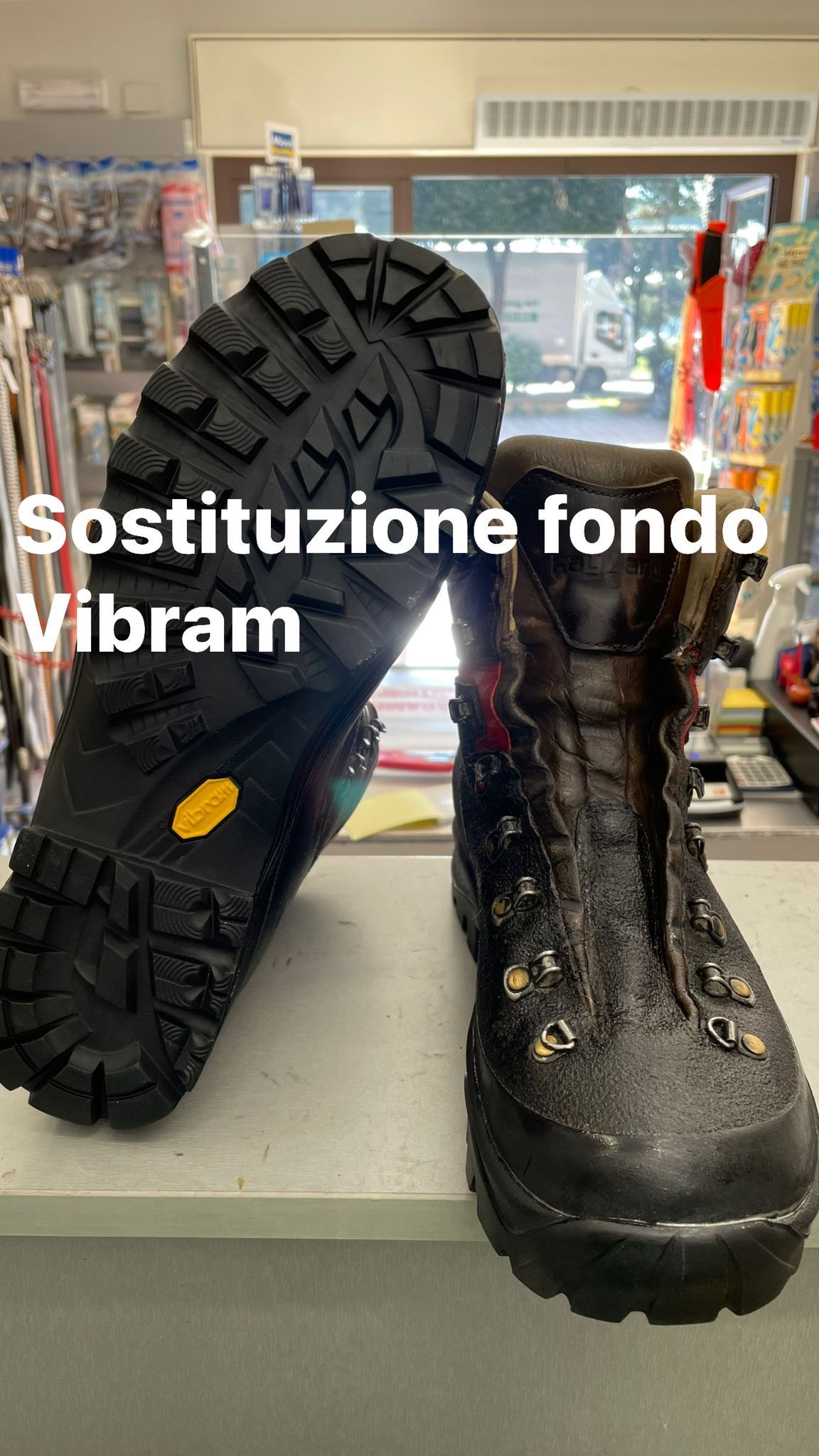 sostituzione fondo vibram