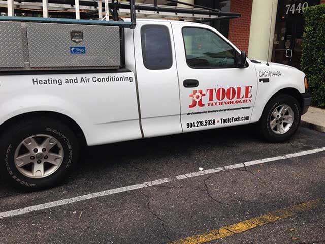 Shop Service car — Air Conditioning Contractors in Orange Park, FL