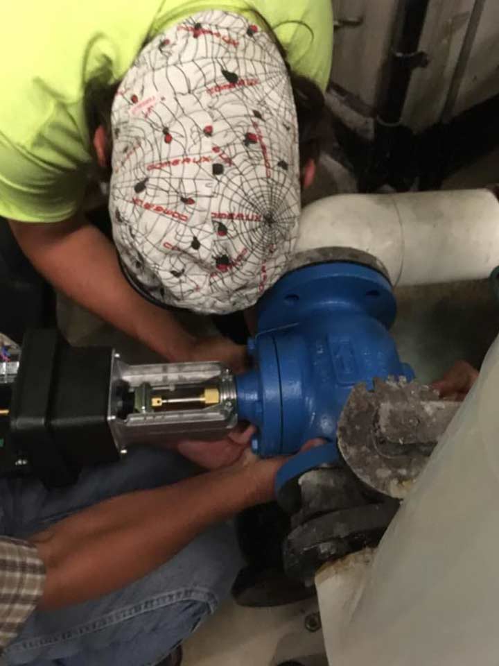 HVAC Tech Checking — Air Conditioning Contractors in Orange Park, FL