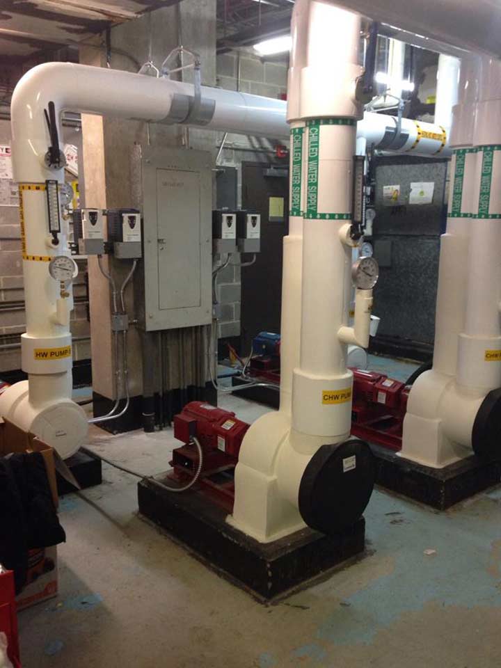 Pipes of HVAC System — Air Conditioning Contractors in Orange Park, FL