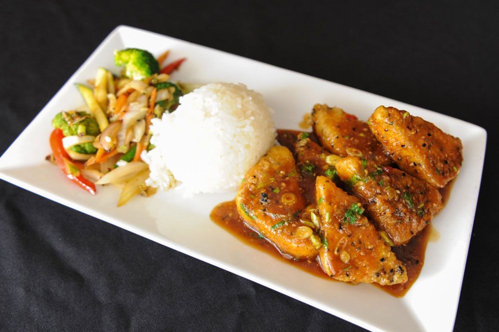 Sesame Crusted Tofu — Saint Augustine, FL — Purple Olive