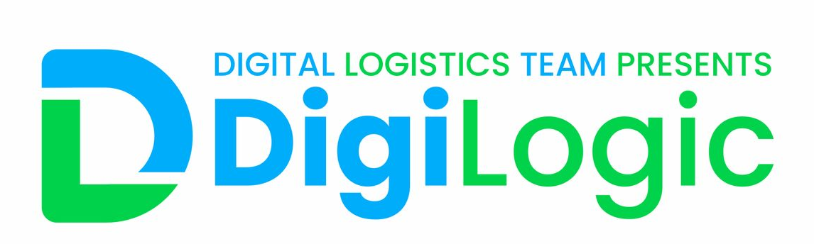 The digital logistics team logo has a lightning bolt on it