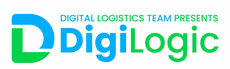 The digital logistics team logo has a lightning bolt on it
