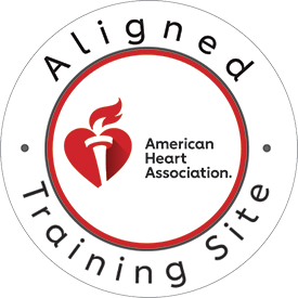 AHA certified cpr training logo