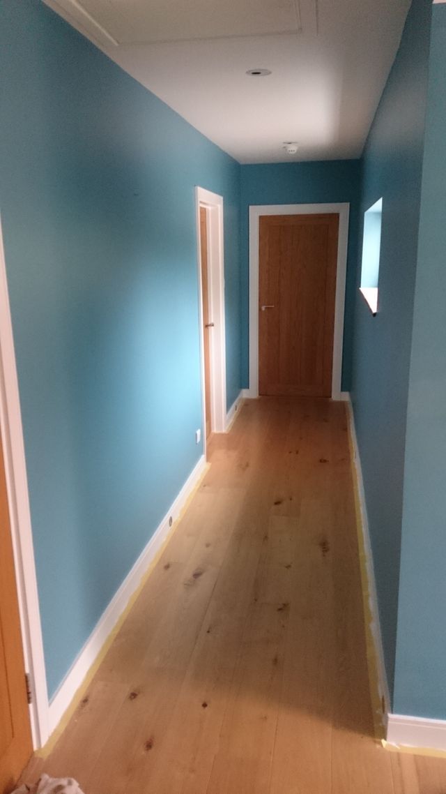 painted hallway