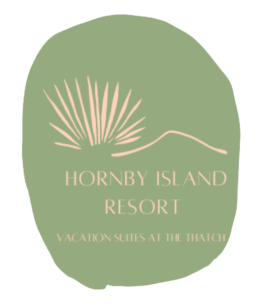 Hornby island resort vacation suites at the beach logo