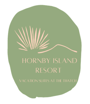 Hornby island resort vacation suites at the beach logo