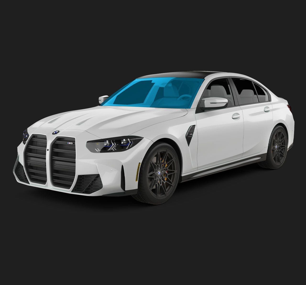 BMW M3 G80 - Windshield Protection Film