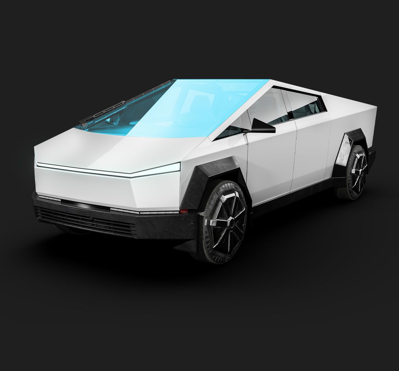 Cybertruck - Windshield Protection Film