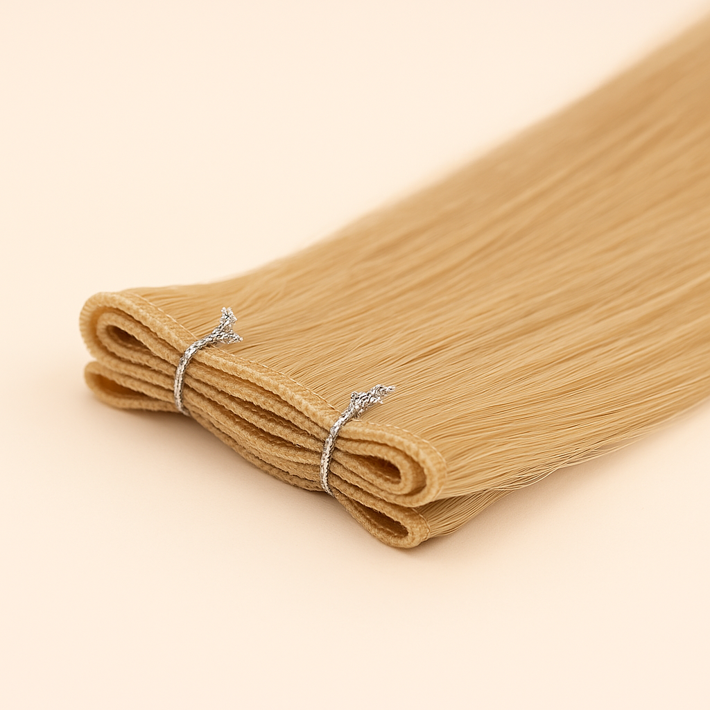 Pretty Lengthy genius weft seam close-up showing ultra-flat, cut-safe edge