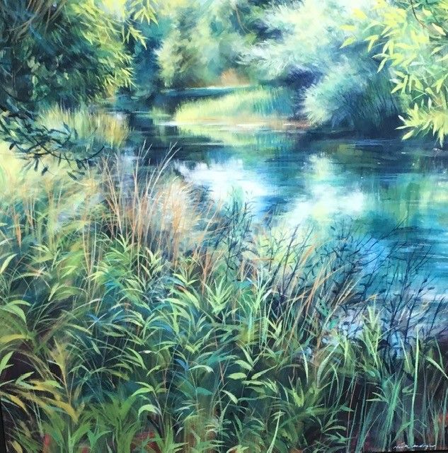 Forest and River Art