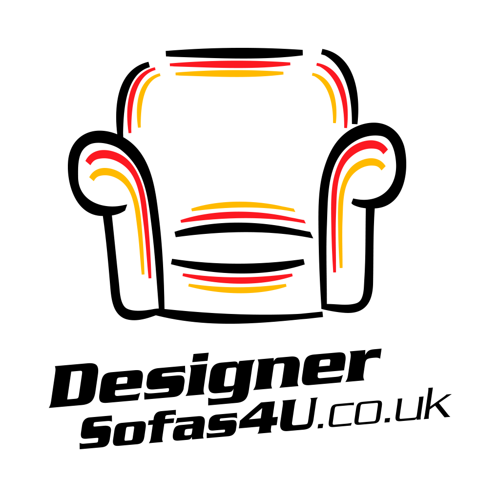 A logo for a company called designer sofas4u.co.uk