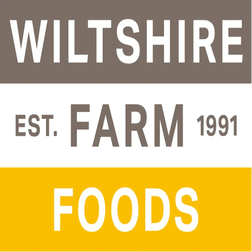A logo for wiltshire est farm 1991 foods