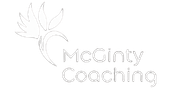 McGinty Coaching logo: a stylized bird of paradise flower with the words 