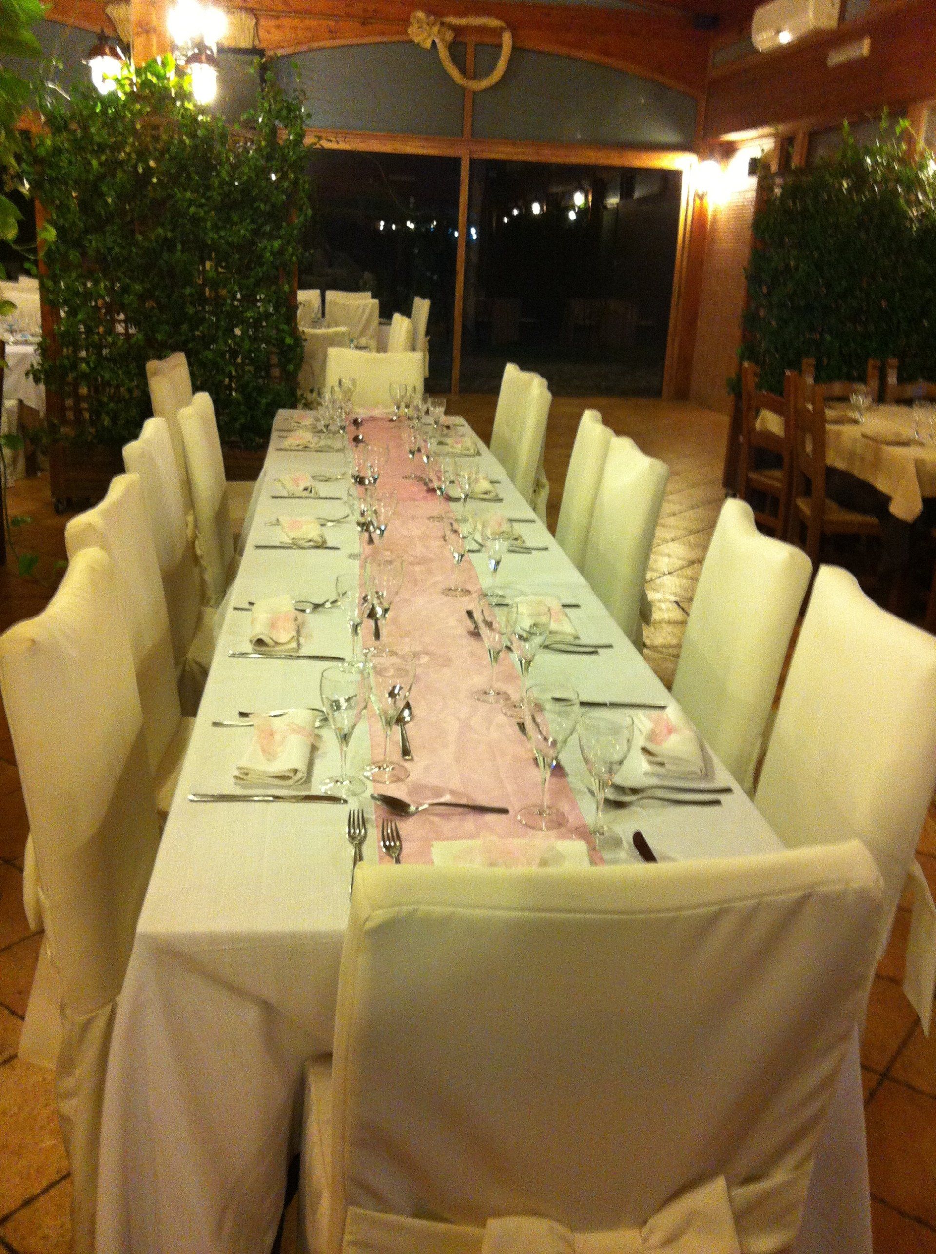 Tavolo per ricevimenti