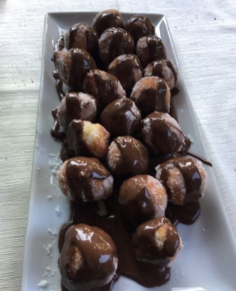 Mini graffe al cioccolato