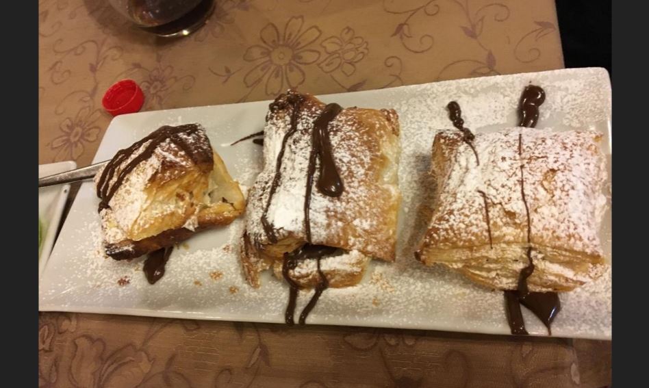 Sfoglia con ripieno al cioccolato