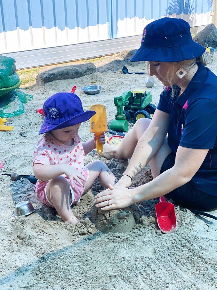 Playing in the Sand — Emu Park, QLD — Coastal Kids