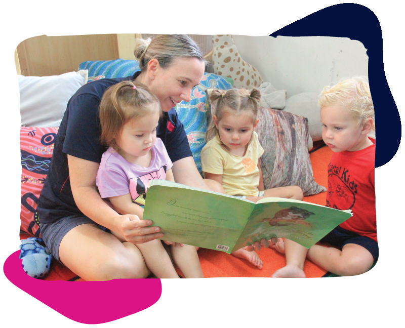 Teacher Reading a Book — Emu Park, QLD — Coastal Kids