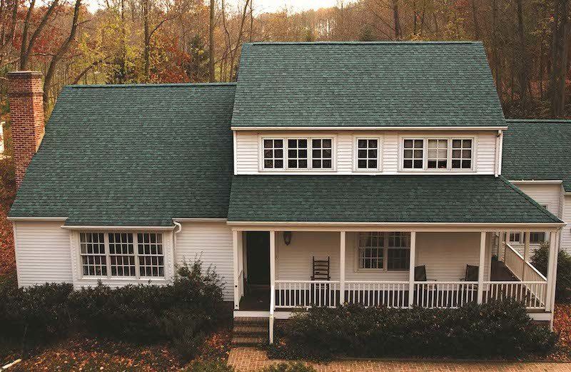 Hunter Green Landmark Architectural Asphalt Shingle Residential Roof