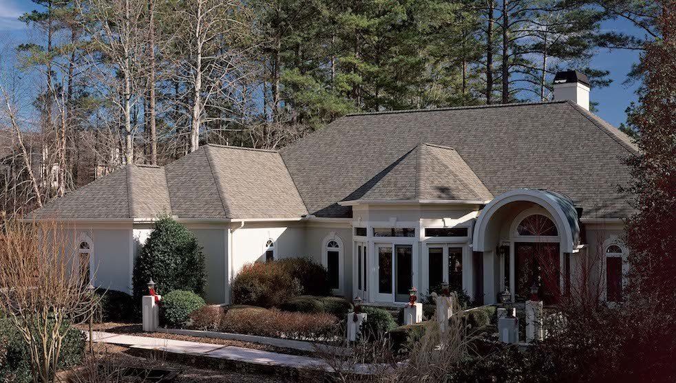 Shingle Roof, Roofing Contractor, Roof repair, CertainTeed Landmark, Architectural Shingle, in Weathered Wood  in Southeast Virginia. 757 Roofing Company