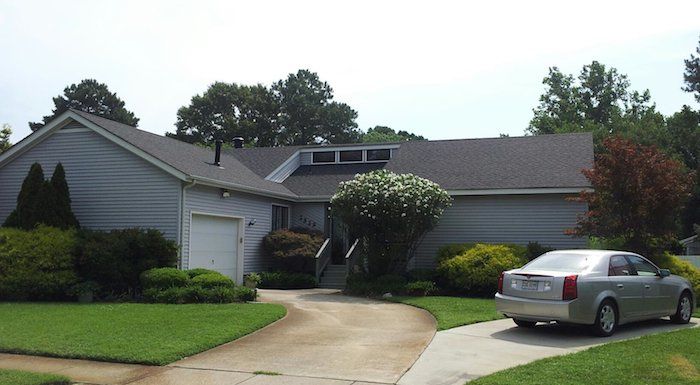 Moire Black Colored Roof — Portsmouth, VA — Stublen Roofing