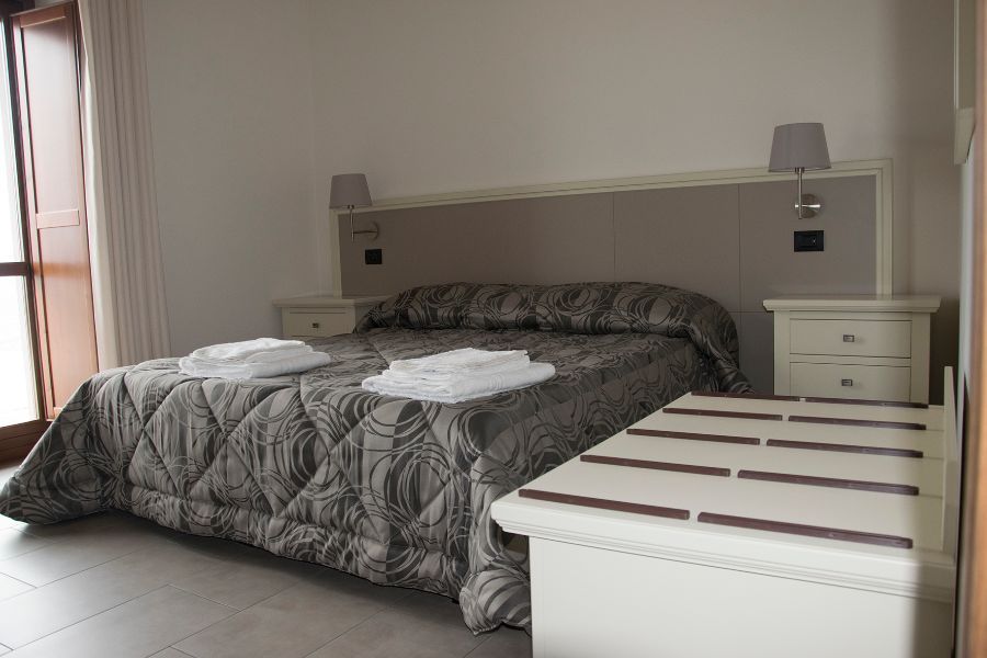 vista letto camera struttura