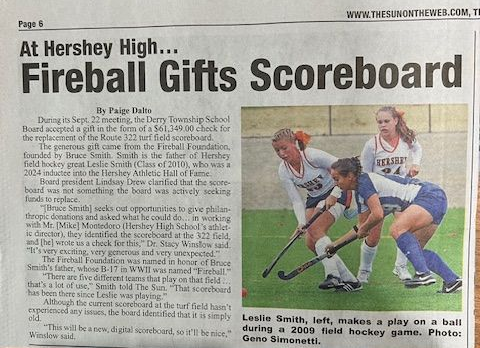 Hershey High Scoreboard