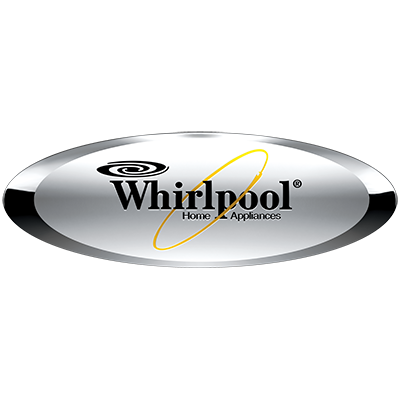 The whirlpool logo is on a white background.