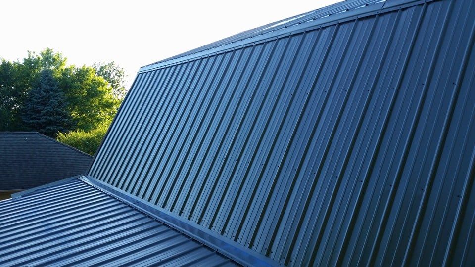 Blue Metal Roof — Hillsboro, WI — BornConstruction