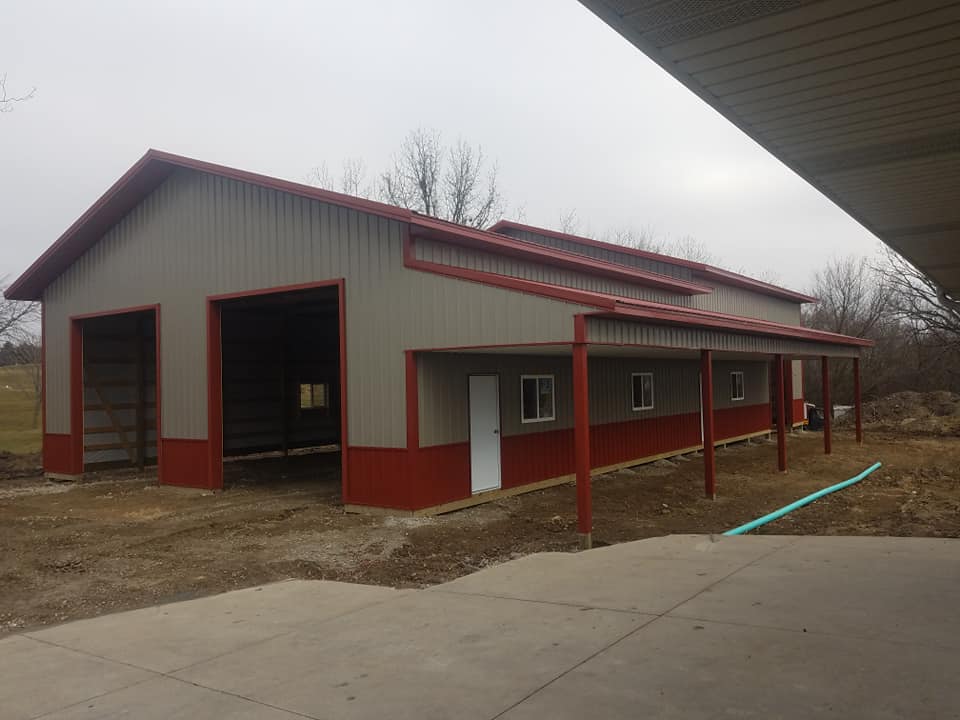 Gray And Red Barn — Hillsboro, WI — BornConstruction