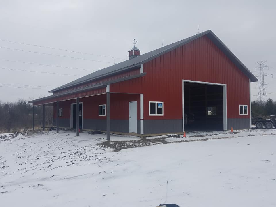 Barn On Snow — Hillsboro, WI — BornConstruction