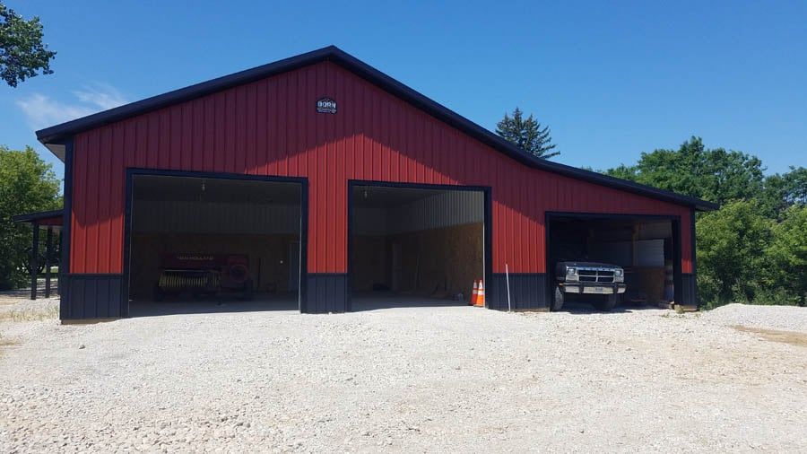 Barn With Truck — Hillsboro, WI — BornConstruction