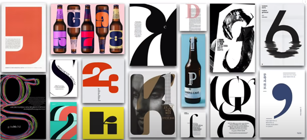 an array of images displaying the singularity design trend