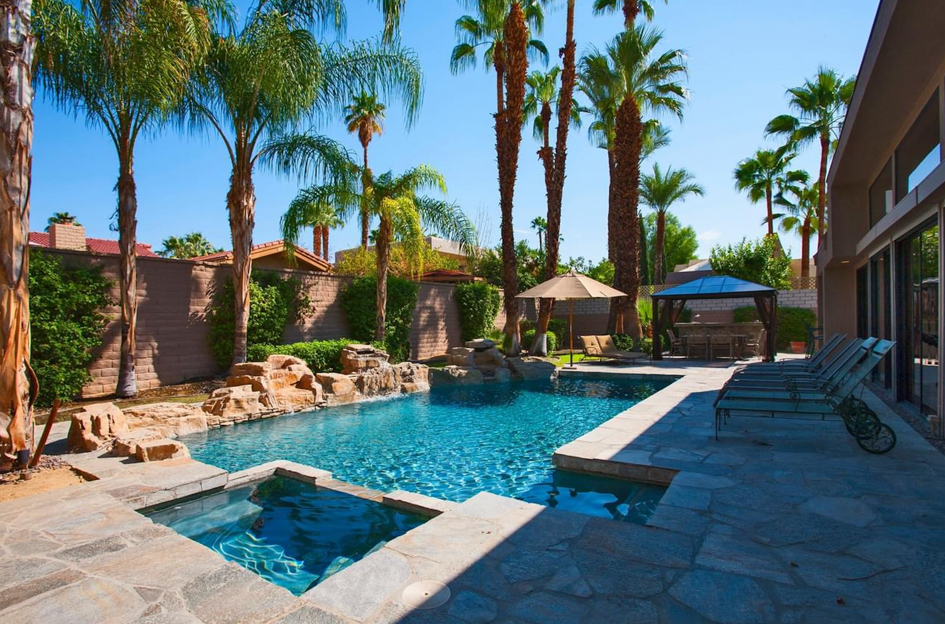 A Man Is Working On A Swimming Pool